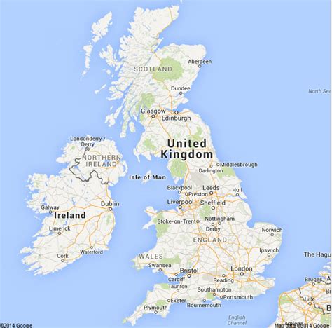 england map google maps